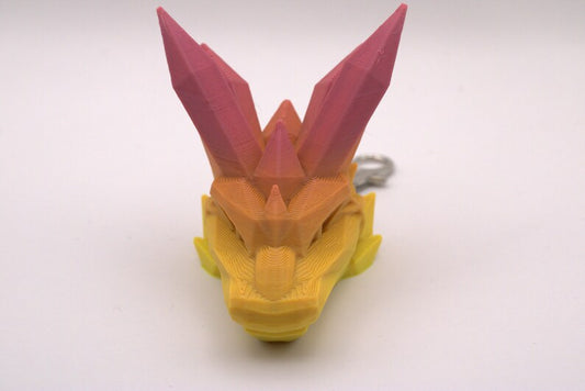 Dragon head keychain